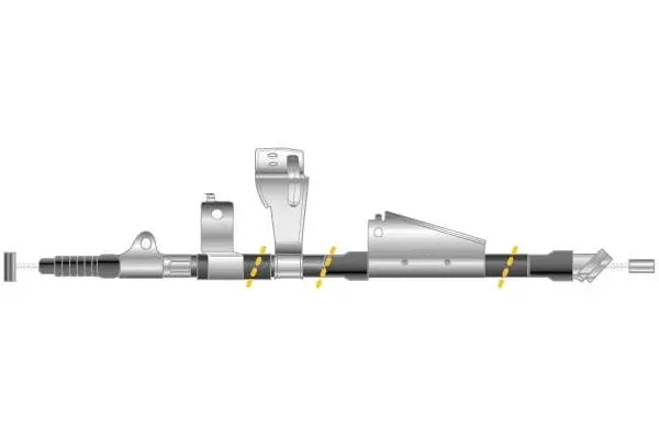 Cable Pull, parking brake (CF6379)