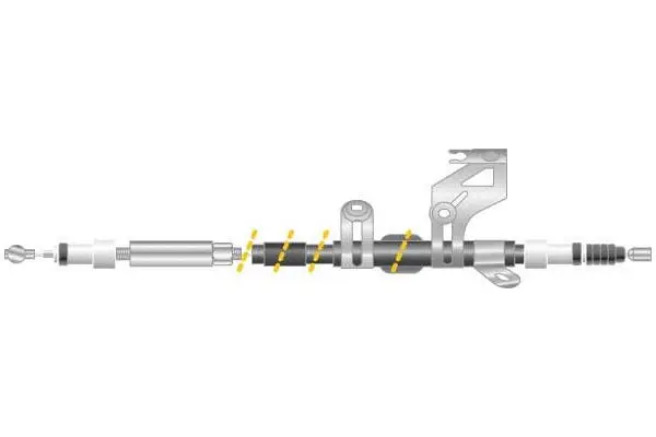 Cable Pull, parking brake (CF5586)