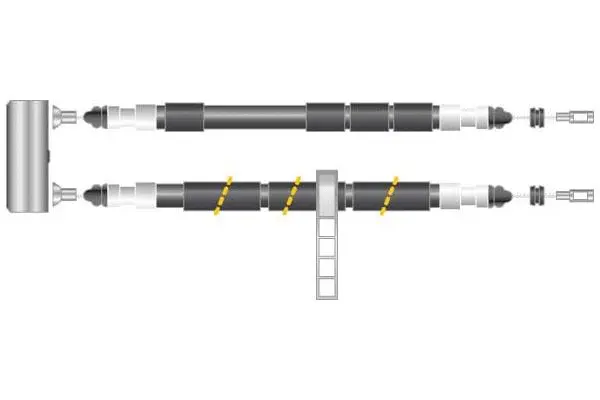 Cable Pull, parking brake (CF5862)