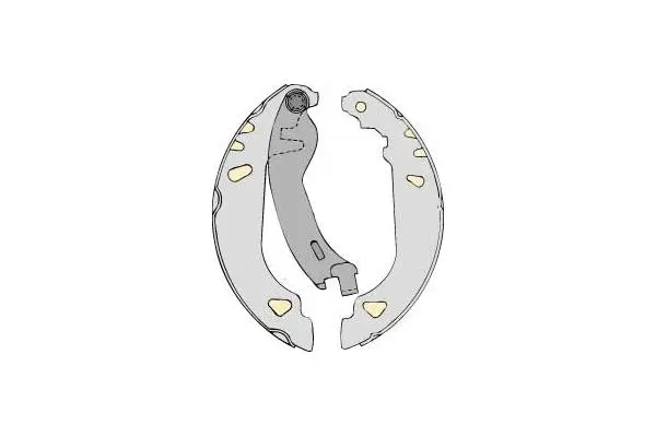 Brake Shoe Set (M636)