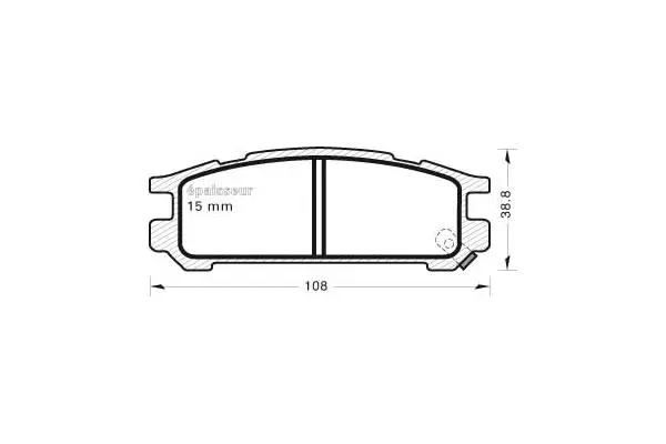 Brake Pad Set, disc brake (475)