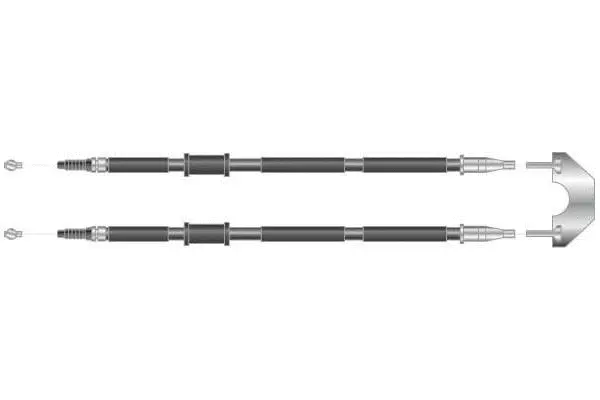 Cable Pull, parking brake (CF5963)