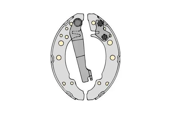 Brake Shoe Set (M585)