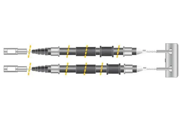 Cable Pull, parking brake (CF5329)