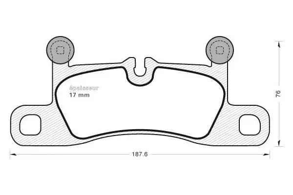 Brake Pad Set, disc brake (1034)