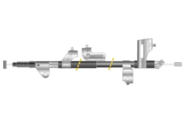 Cable Pull, parking brake (CF6378)