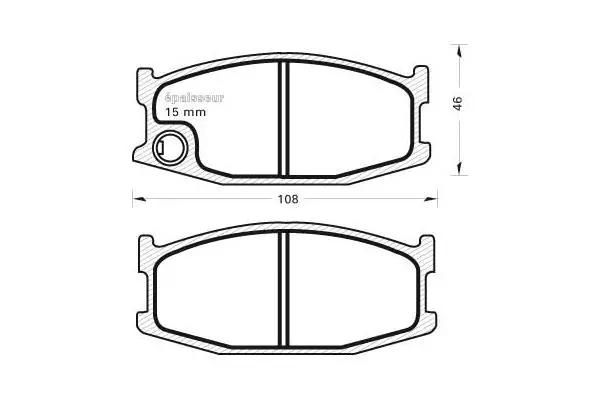 Brake Pad Set, disc brake (145)