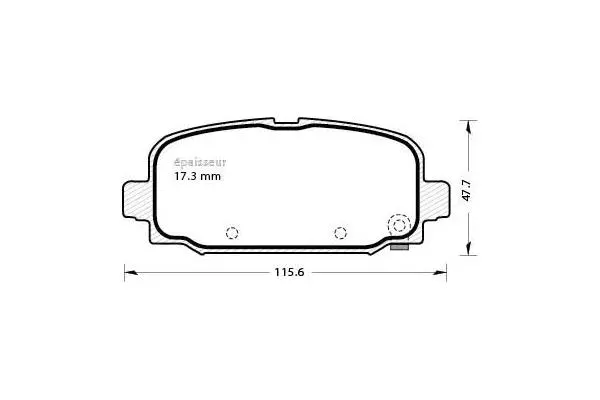Brake Pad Set, disc brake (1299)