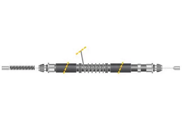 Cable Pull, parking brake (CF5939)