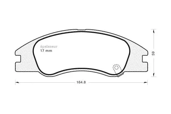Brake Pad Set, disc brake (772)