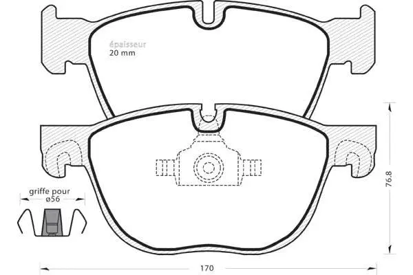 Brake Pad Set, disc brake (914)