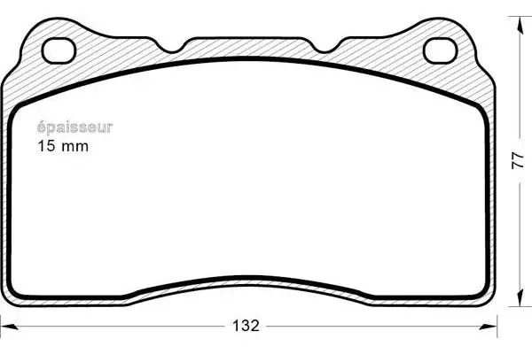 Brake Pad Set, disc brake (1212)