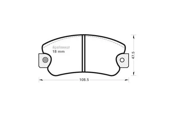 Brake Pad Set, disc brake (178)