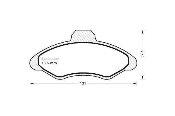 Brake Pad Set, disc brake (277)