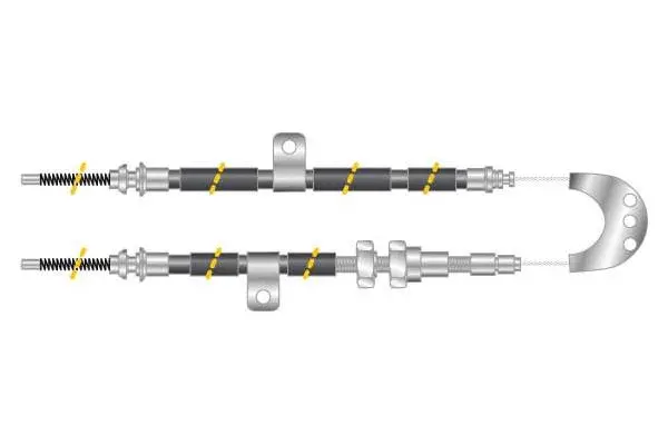 Cable Pull, parking brake (CF5232)