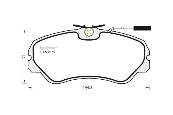 Brake Pad Set, disc brake (221)