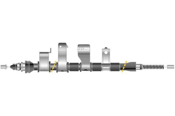 Cable Pull, parking brake (CF6352)