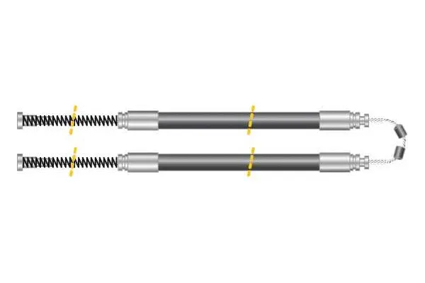Cable Pull, parking brake (CF5170)