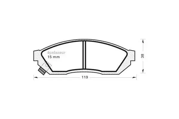 Brake Pad Set, disc brake (271)