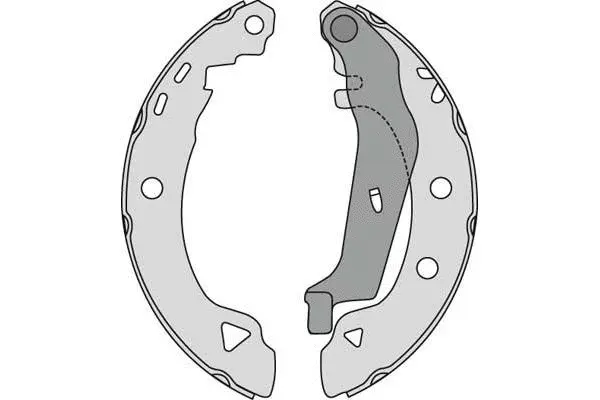 Brake Shoe Set (M638)