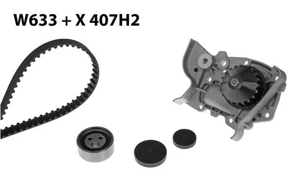 Water Pump & Timing Belt Kit (633K2)