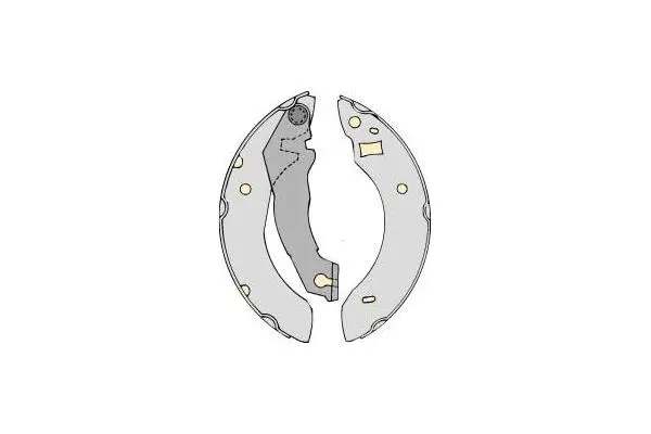 Brake Shoe Set (M633)