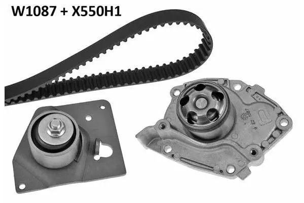 Water Pump & Timing Belt Kit (1087K1)