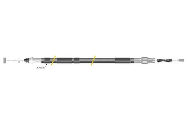 Cable Pull, parking brake (CF6165)