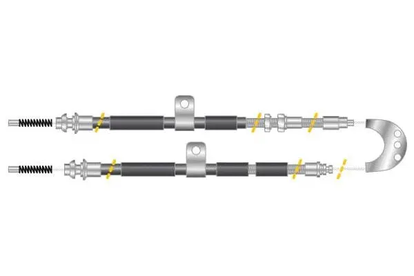 Cable Pull, parking brake (CF5233)