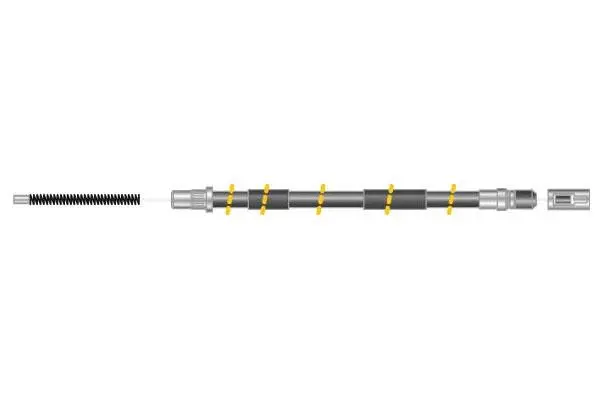 Cable Pull, parking brake (CF5454)
