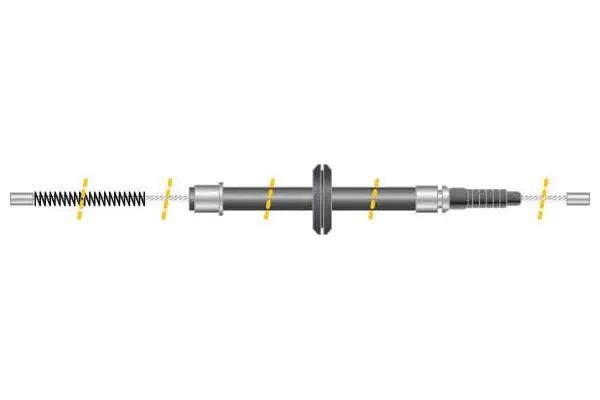 Cable Pull, parking brake (CF5445)