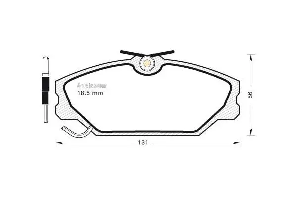 Brake Pad Set, disc brake (210)