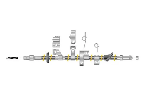 Cable Pull, parking brake (CF5279)