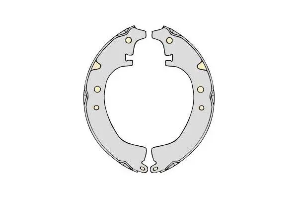 Brake Shoe Set (M653)