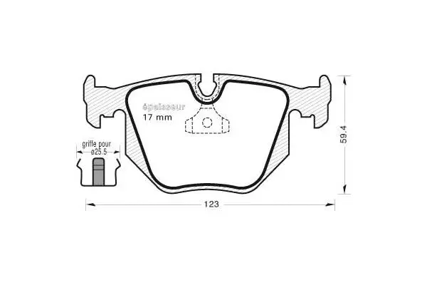 Brake Pad Set, disc brake (585)