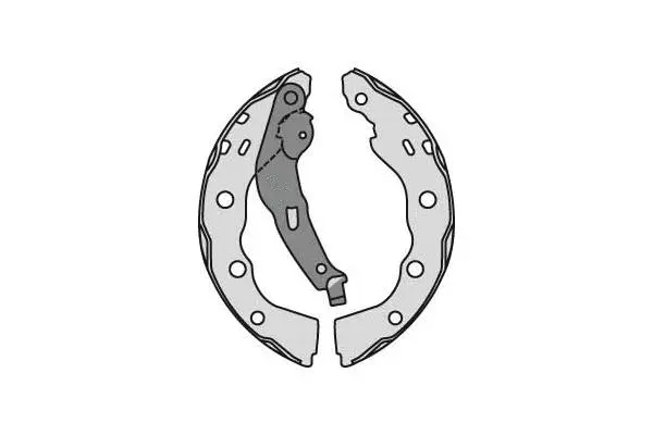 Brake Shoe Set (M807)