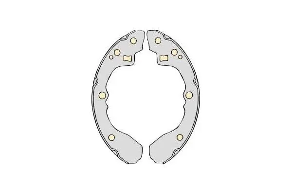 Brake Shoe Set (M651)
