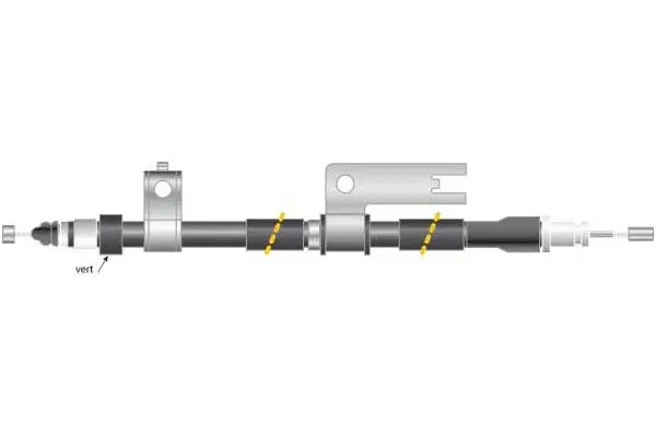 Cable Pull, parking brake (CF6051)