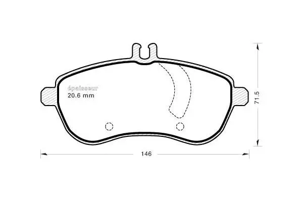 Brake Pad Set, disc brake (912)