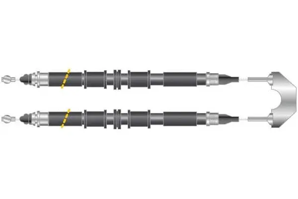 Cable Pull, parking brake (CF5954)
