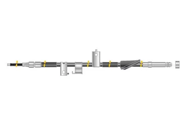 Cable Pull, parking brake (CF5255)