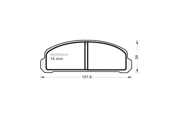 Brake Pad Set, disc brake (133)