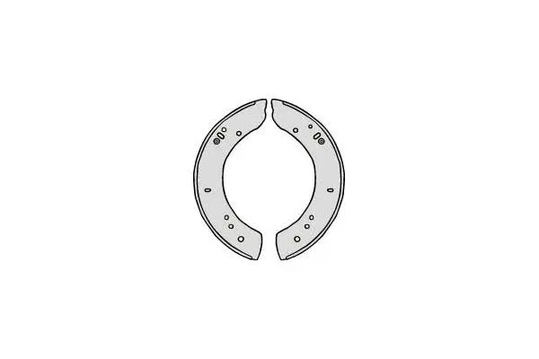 Brake Shoe Set (M708)