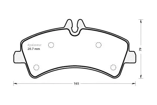 Brake Pad Set, disc brake (1295)