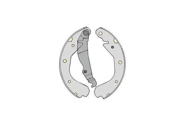 Brake Shoe Set (M628)