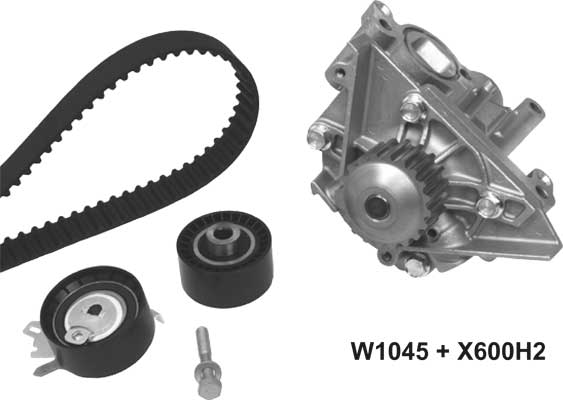 Water Pump & Timing Belt Kit (1045K2)