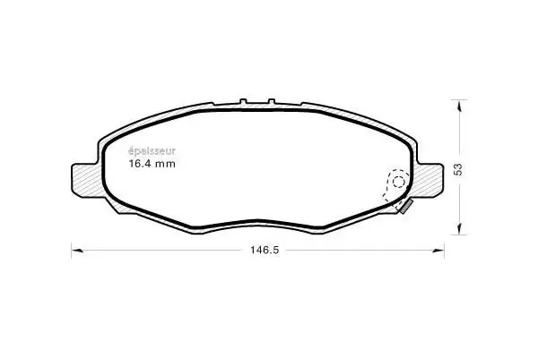 Brake Pad Set, disc brake (922)