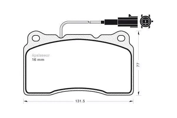 Brake Pad Set, disc brake (756)