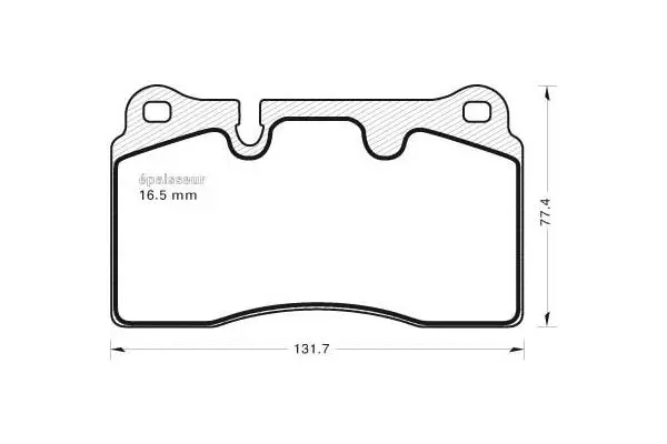 Brake Pad Set, disc brake (858)