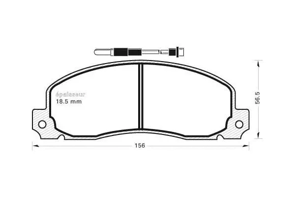 Brake Pad Set, disc brake (214)